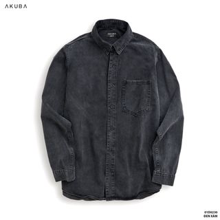 ÁO SƠ MI TAY DÀI DENIM AKUBA 01D0230
