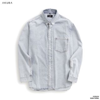 ÁO SƠ MI TAY DÀI DENIM AKUBA 01D0230