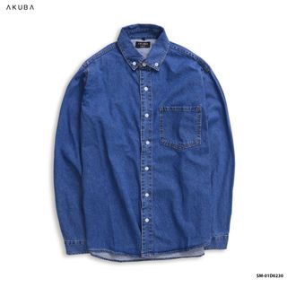 ÁO SƠ MI TAY DÀI DENIM AKUBA 01D0230