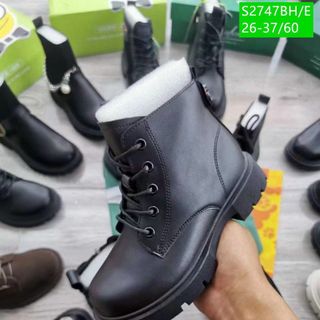 Giày boots trẻ em chất da mềm buộc dây sỉ giá xưởng S2747