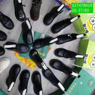 Giày boots trẻ em chất da mềm buộc dây sỉ giá xưởng S2747