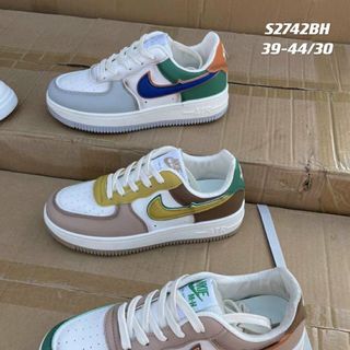 Giày thể thao nam đế bằng chất da mềm phối nhiều màu đẹp S2742