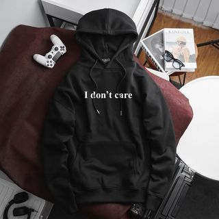 Áo khoác hoodie BB - Boiz nam size lớn, bigsize 90kg - 130kg - đen in chữ