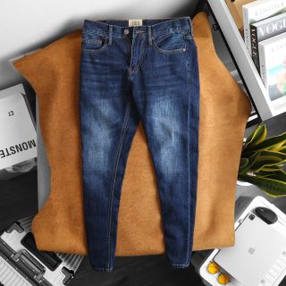 Quần jean nam, quần jean dài thời trang nam, chất jean COTTON dày dặn xịn sò fom slim size 29 ống 16.5cm, jean đã qua xử lý wash mền mịn, size từ 53kg - 90kg
