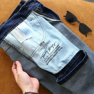 Quần jean nam, quần jean dài thời trang nam, chất jean co giản dày dặn xịn sò fom suông nhẹ size 29 ống 17,5cm, jean đã qua xử lý wash mền mịn mặc thoải mái size từ 55kg - 90kg