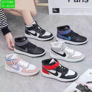 Giày thể thao nữ chất da mềm phối màu đẹp S2759