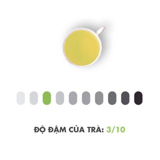 Trà xanh long tỉnh Dotea G831 50g vị êm dịu tựa hạt dẻ sắc nước xanh biếc lam ngọc