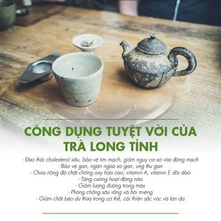 Trà xanh long tỉnh Dotea G831 50g vị êm dịu tựa hạt dẻ sắc nước xanh biếc lam ngọc