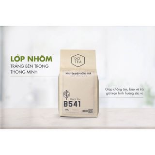 Hồng trà pha trà sữa - Nguyên diệp hồng trà B541 (trả đen nguyên lá) Dotea 500g vị chát bùi thanh mát hậu vị ngọt ngào