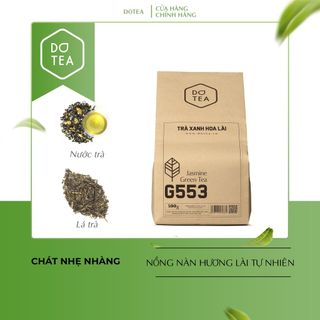 Trà xanh hoa lài G553 Dotea 500g chát nhẹ hương hoa lài tự nhiên thư giãn