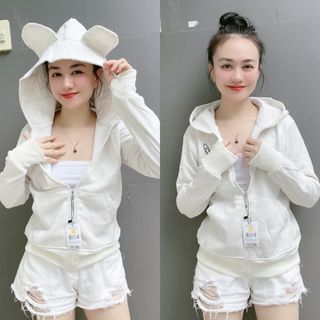 Áo khoác nữ tai thỏ cute