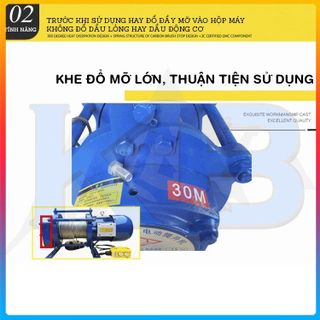 Tời mặt đất SHUANG GE 500kg - 1000kg/380v/60m