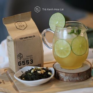 Trà xanh hoa lài G553 Dotea - 100g chát nhẹ hương hoa lài tự nhiên thư giãn chuyên dùng trong pha chế trà trái cây giá sỉ