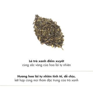 Trà xanh hoa lài G553 Dotea - 100g chát nhẹ hương hoa lài tự nhiên thư giãn chuyên dùng trong pha chế trà trái cây