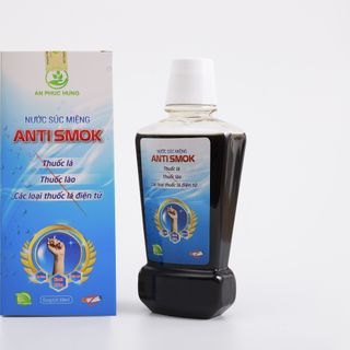 Nước súc miệng cai thuốc lá, thuốc lào Antismok