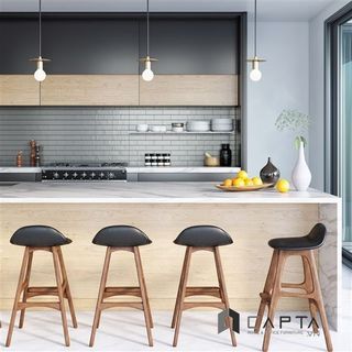 ERIK BUCH Ghế quầy bar chân gỗ Erik Buch bar chair