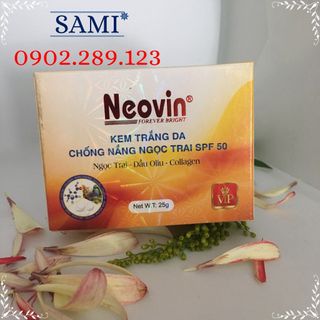 Kem dưỡng trắng da chống nắng Neovin 25g