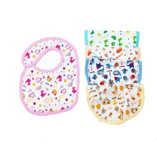 Yếm Dán cotton 2 lớp BABIBOO - BB81 giá sỉ