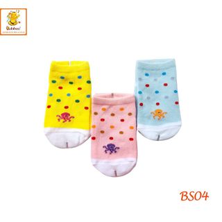 SET 3 ĐÔI VỚ GÓT SƠ SINH CAO CẤP BABIBOO - BS04 giá sỉ