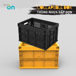 Thùng nhựa gấp gọn- Sọt nhựa giá sỉ