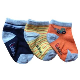 Set 3 đôi vớ gót phối cao cấp BABIBOO - BS01