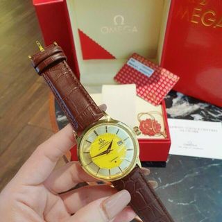 ĐỒNG HỒ OMEGA DÂY DA KÍNH MO