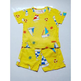 Bộ tole bé trai hai da tay ngắn Babiboo - BB121 giá sỉ