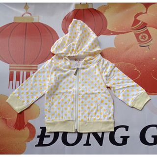 Áo khoác sơ sinh Cotton in chấm bi dễ thương BB127