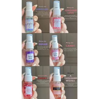 Body mist chiết chai hàng thái (15ml-30ml)
