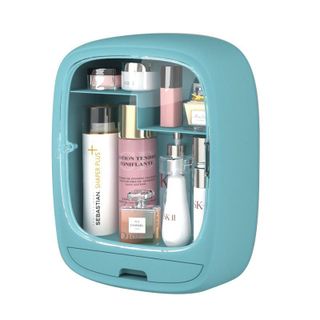 Kệ đựng mỹ phẩm để đồ trang điểm trong nhà tắm treo tường không đục lỗ Không bắn đinh,làm bằng nhựa ABS