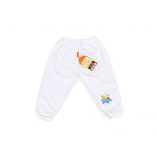 QUẦN SƠ SINH DÀI COTTON TRẮNG IN CHUYỂN NHIỆT BABIBOO- BB10