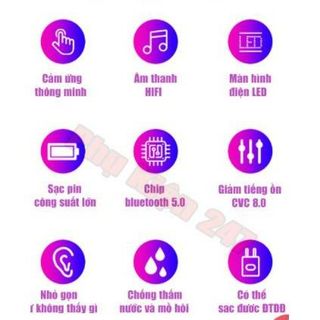 Tai Nghe Bluetooth💥BH 1 Năm💥Tai Nghe Không Dây Amoi_F9 Lõi Chip 5.1- Chất Lượng Cao