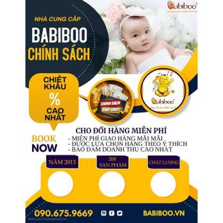 Bộ cotton bác sĩ màu ngắn BABIBOO - BBC39