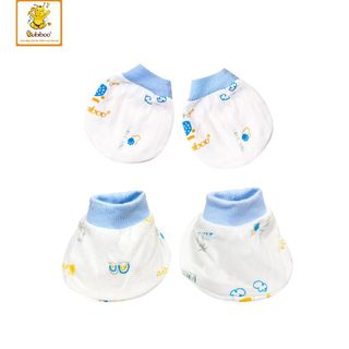 BỘ BAO TAY, CHÂN SƠ SINH IN HÌNH CUTE CHO BÉ BABIBOO - BB84 giá sỉ