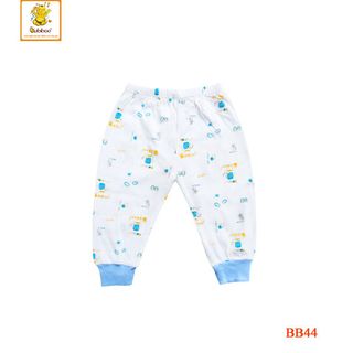 Quần sơ sinh dài 100% cotton in nhiều hình cute Babiboo - BB44