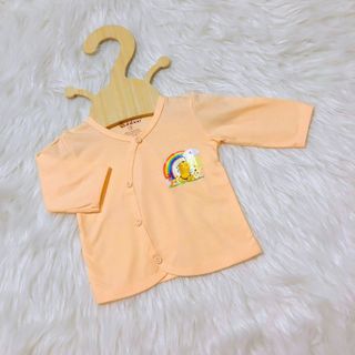COMBO 5 Áo sơ sinh màu cổ tim viền tay dài in hình BABIBOO - BB17