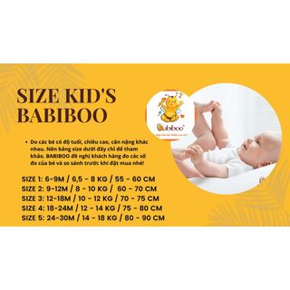 Quần áo sơ sinh BABIBOO, đồ sơ sinh tay dài cổ trụ hình màu cotton 2 chiều BB146
