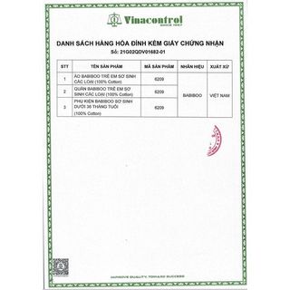 Quần chip sơ sinh cotton êm mềm kháng khuẩn - BB116