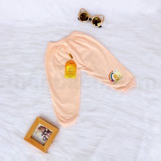 QUẦN SƠ SINH MÀU DÀI IN CHUYỂN NHIỆT COTTON BABIBOO- BB18 giá sỉ