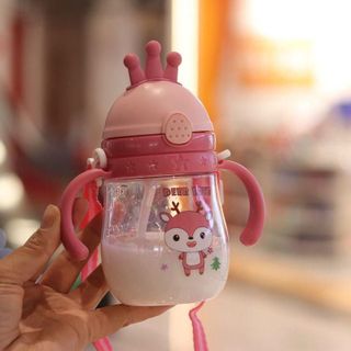 Bình uống nước cho bé - Bình tập uống có van chống sặc