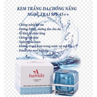 Kem trắng da chống nắng 15g Bamila