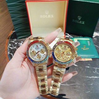 ĐỒNG HỒ ROLLEX TRUNG CẤP ĐÁ MÀU