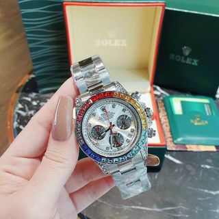 ĐỒNG HỒ ROLLEX TRUNG CẤP ĐÁ MÀU