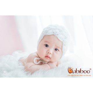 Set 5 khăn sữa xô in hình nhí 2 lớp Babiboo - BK05