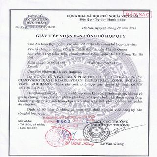 Bình sữa PP cổ nhỏ 150ml Babiboo - BA801