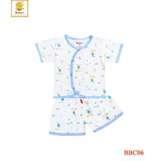 BỘ SƠ SINH TAY NGẮN IN NHIỀU HÌNH ĐÁNG YÊU 100% COTTON BABIBOO - BBC06 giá sỉ