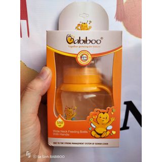 Bình sữa PP cổ rộng 180ml Babiboo - BA806