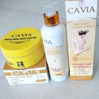 Combo tắm trắng, dưỡng body cao cấp CAVIA