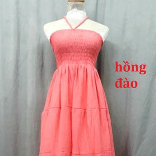 Đầm maxi tầng xòe