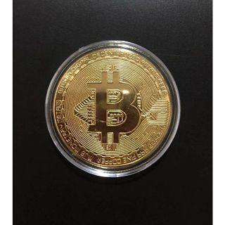 Đồng Xu BitCoin Lưu Niệm Mạ Vàng 24k Có Vỏ Nhựa Bảo Vệ Xu giá sỉ - giá bán buôn